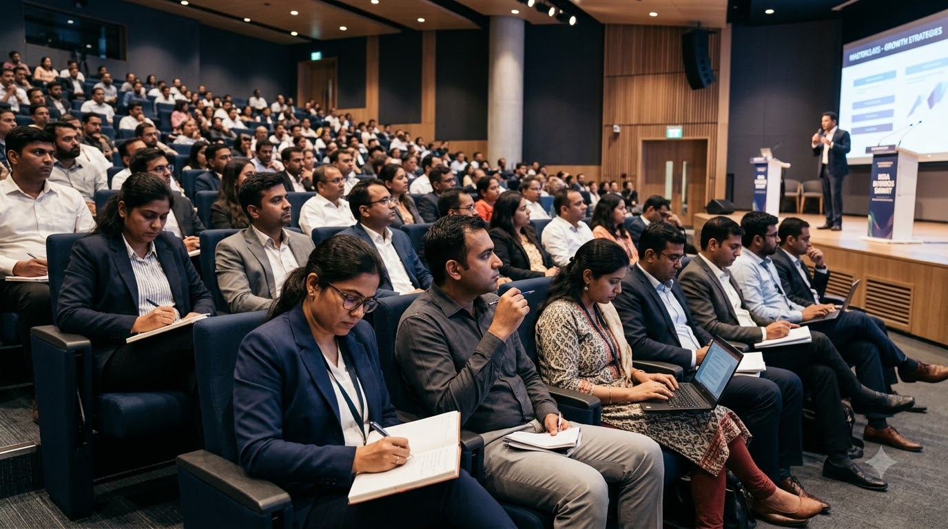 Delegates at a business forum